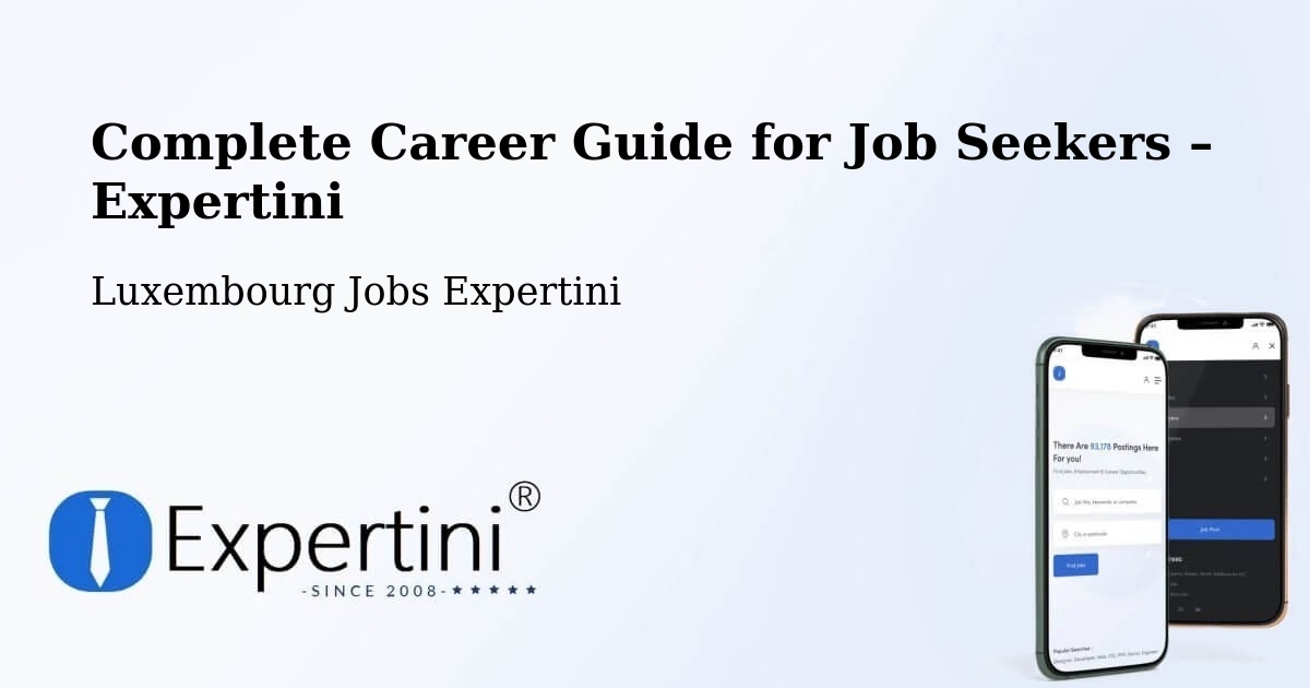 Career Guide for Job Seekers – Mersch - Mersch, Luxembourg Jobs Expertini